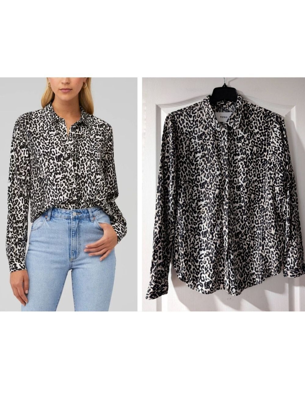 Pistola | Elle snap front long sleeve shirt